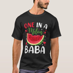 En i Melon Baba Summer Födelsedagsfest Matching T Shirt