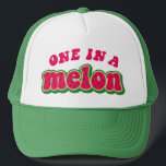 En i Melon Baseball Hat Cap Keps<br><div class="desc">En i en melon,  Watermelon - Matchande bästa vänner,  Baseball Hat,  Best Friend Gift för någon speciellare</div>