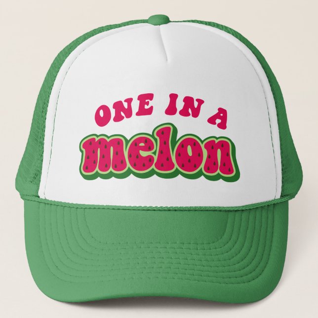 En i Melon Baseball Hat Cap Keps (Framsida)