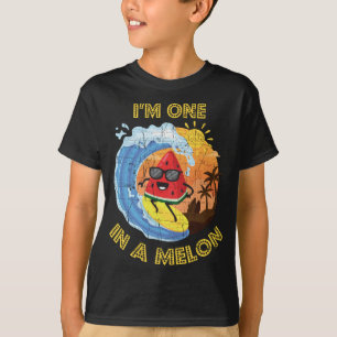 En i Melon Cute Roligt, sommarvattenmelon Fruit Lo T Shirt