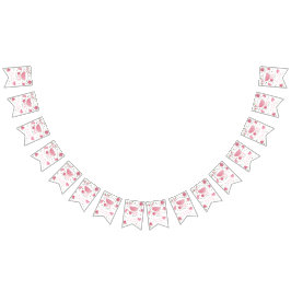 En i Melon Cute Watermelon Girl Första födelsedage Vimplar