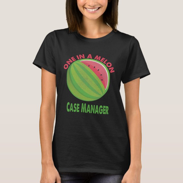 En i Melon Fodral Manager Watermelon Pension T Shirt (Framsida)