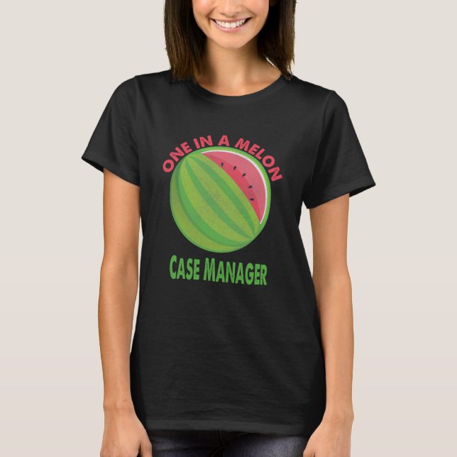 En i Melon Fodral Manager Watermelon Pension T Shirt (Framsida)