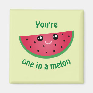 En i Melon Funny Cute Kawaii Watermelon Magnet