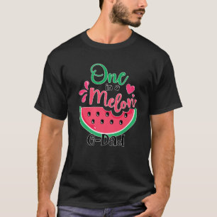 En i Melon G-Pappa sommarfruktfamiljen Watermelo T Shirt