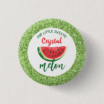 En i Melon Glitter Watermelon Första födelsedag