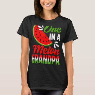 En i Melon Grandpa Watermelon Family Birthday T Shirt