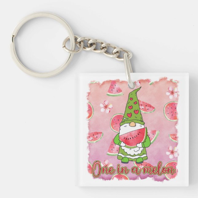 En i Melon | Grönt Gnome & Watermelon (Framsidan)