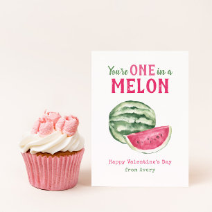 En i Melon Kids Classroom Valentines kort
