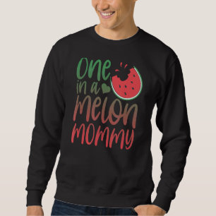 En i Melon Mamma Matching Family Watermelon P Lång Ärmad Tröja