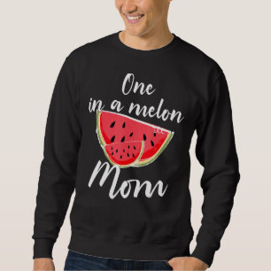 En i Melon Mamma Waterlemon Sommar Vacation Mamma Lång Ärmad Tröja