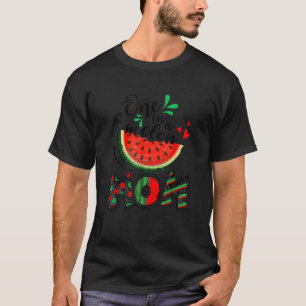 En i Melon Mamma Watermelon Älskare-familjen Match T Shirt