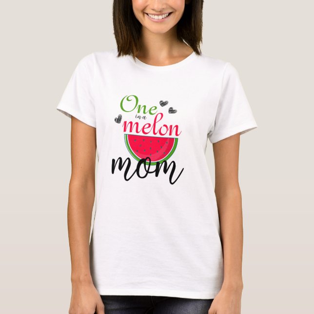 En i Melon Mamma Watermelon T Shirt (Framsida)