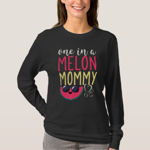 En i Melon Mor Mamma Watermelon Familj T Shirt