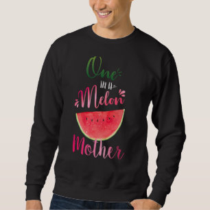 En i Melon Mor Waterlemon Sommar Mamma Lång Ärmad Tröja
