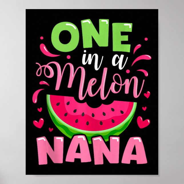 En i Melon Nana Sommar-Födelsedagsfesten Poster (Framsidan)