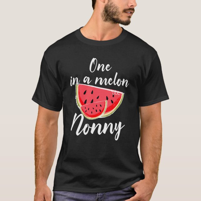 En i Melon Nny Waterlemon Sommaravacation Gr T Shirt (Framsida)