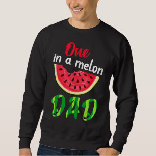 En i Melon pappa Dada Watermelon Fruit Coola Fa Lång Ärmad Tröja