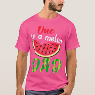 En i Melon pappa Dada Watermelon Fruit Coola Fa T Shirt