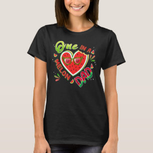 En i Melon Pappa, födelsedagsfamiljen som matchar T Shirt