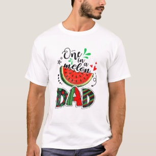 En i Melon Pappa Watermelon Älskare-familjen Match T Shirt