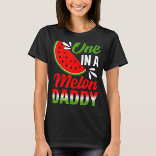 En i Melon pappa Watermelon Family Birthday Pa T Shirt