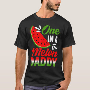 En i Melon pappa Watermelon Family Birthday Pa T Shirt