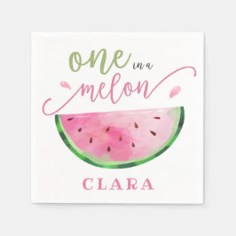En i melon pappersservett