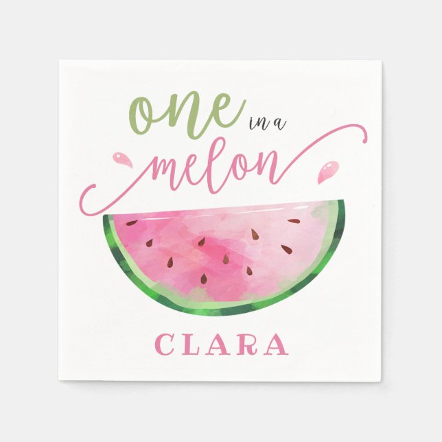 En i melon pappersservett (Framsidan)