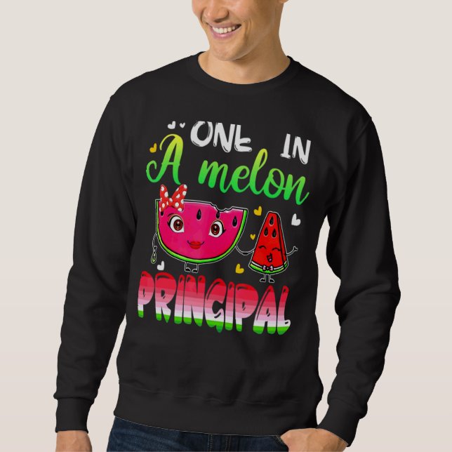 En i Melon Principal Watermelon Lång Ärmad Tröja (Framsida)