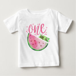 En i Melon T-Shirt - födelsedag T-Shirt