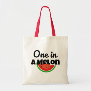 En i Melon Tote Bag: Perfekt för sommartid Roligt Tygkasse