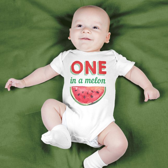 En i Melon Vattenmelon Sommar Födelsedagspresent B T Shirt (Skapare uppladdad)