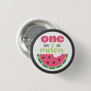 En i Melon Watermelon 1:a födelsedagspartiets förd Knapp