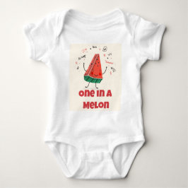 En i Melon - Watermelon Baby Bodykostym T Shirt