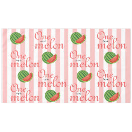 En i Melon Watermelon Födelsedagsfest