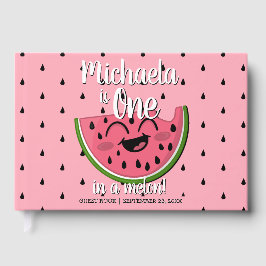 En i Melon Watermelon Första födelsedag Gästböcker