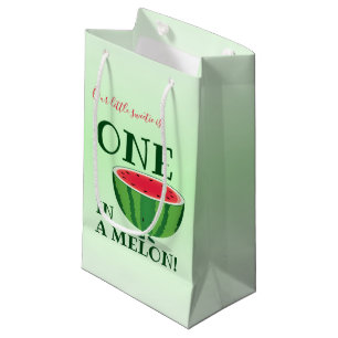 En i Melon Watermelon Första födelsedagen Teckna
