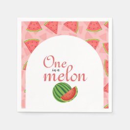 En i Melon Watermelon Pappersservett