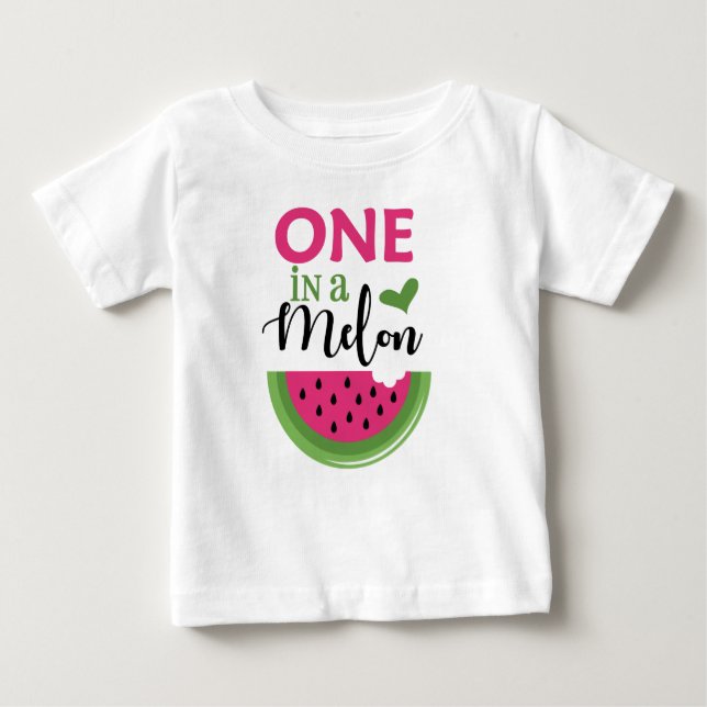 En i Melon Watermelon Rosa T-shirt (Framsida)