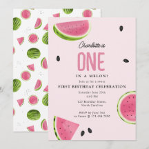 En i Melon Watermelon Sommardag