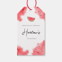 En i melonvattenmelon 1:a födelsedag tack