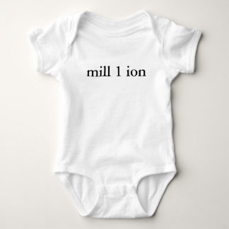 En i skjorta för miljon baby t shirt