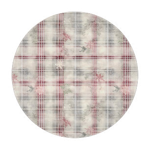 En i Tartan Blommigt Design Series #13