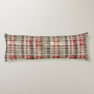 En i Tartan-Blommigten Design Series #2 Kroppskudde
