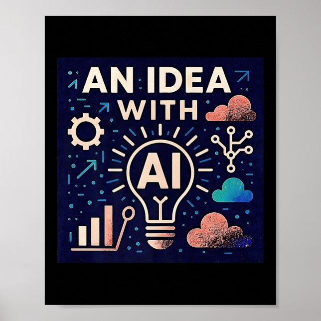 En idé med Ai Premium  Poster (Framsidan)