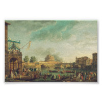 En idrottstävling på Tibern av Joseph Vernet