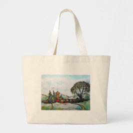 En Idyllic British Village-sketch Jumbo Tygkasse