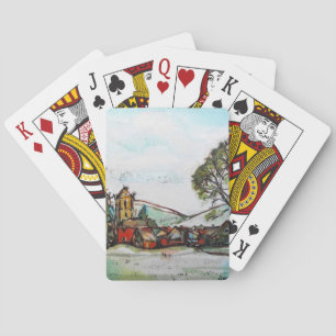 En Idyllic British Village-sketch Kortlek