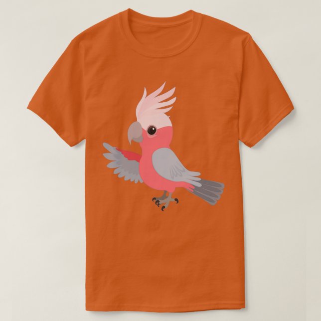 En illustration av en söt galakacockatoo t shirt (Design framsida)